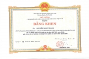Bằng khen Thủ tướng Chính phủ - PGĐ Ban 1